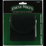 Uncle Mike's 88451 Folding Cartridge Carrier made of Nylon with Black Finish & Hook/Loop Closure for Rifles