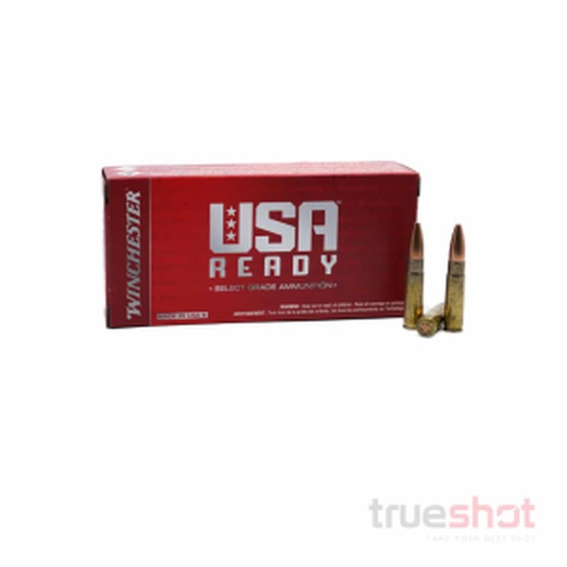 Winchester USA Ready 300 Blackout 125 Grain FMJ Open Tip