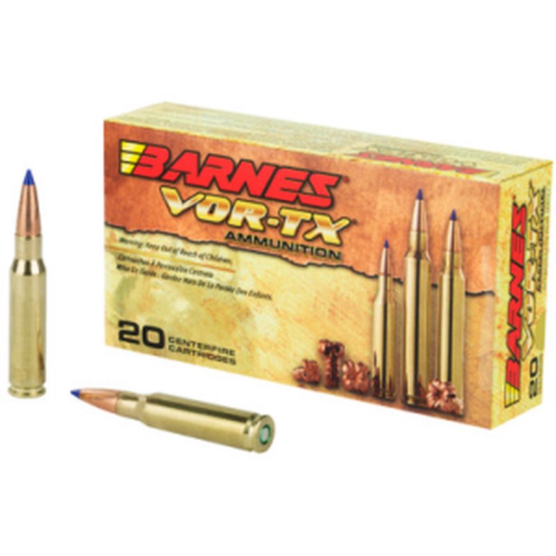 Barnes VOR-TX .308 Win 150 gr TTSX BT Rifle Ammo 20 Rounds