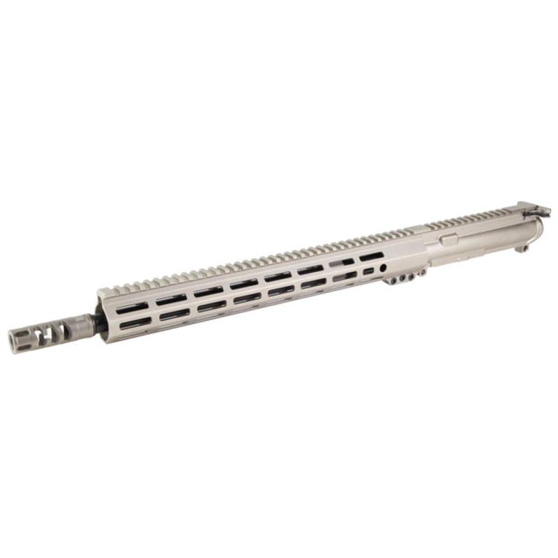 WMD Guns Complete Upper Assembly, 300 Blackout, Match-Grade 16 Barrel, 15 M-LOK Free Float Handguard, NiB-X Finish, Nickel, Muzzle Compensator