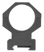 AIM Sports Inc Scope Ring - 30mm High/Picatinny 1.25in Black Small