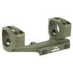 Warne Gen 2 Extended Skeletonized MSR Mount (30mm, OD Green, fits AR-15)