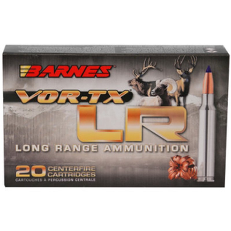Barnes VOR-TX 6.5 Creedmoor LRX Boat Tail 127gr Rifle Ammo (20 Rounds)