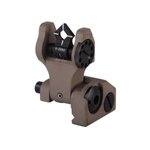 Troy Ind SSIGDOARFFT00 Dioptic BattleSight Rear Sight Folding Flat Dark Earth for AR-Platform
