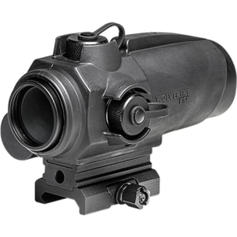 Sightmark SM26020 Wolverine 1x 28mm Obj Unlimited Eye Relief 2 MOA Black Matte