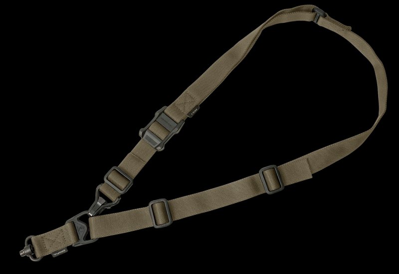 Magpul MS3 Single QD Sling Gen 2 Ranger Green Nylon 1.25in Adjustable 48–60in