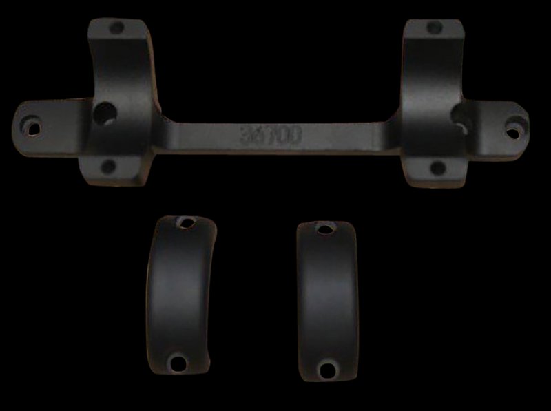 DNZ 54700 Game Reaper Remington Scope Mount Ring Combo Matte Black 1