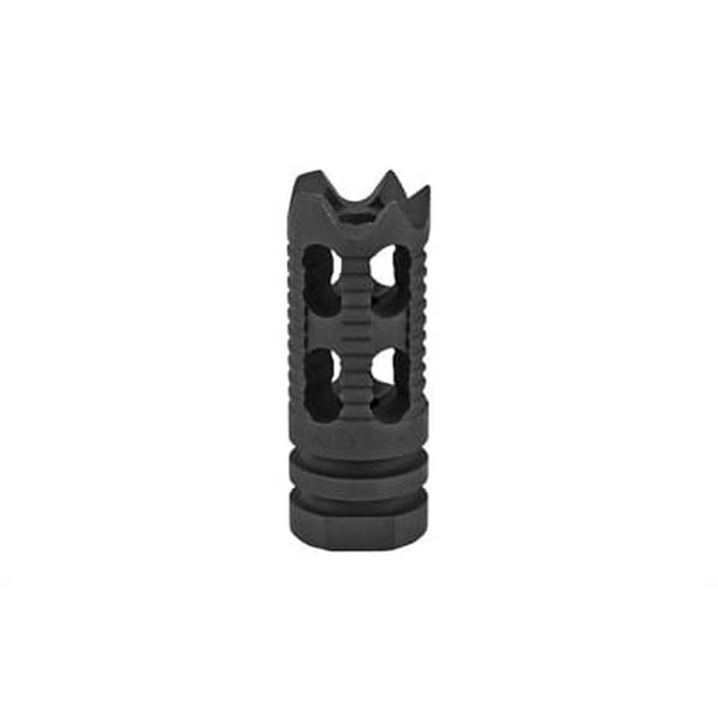 Yankee Hill Machine Co Phantom Muzzle Brake, Aggressive, Toothed, 1/2x28, Fits AR Rifles, Black
