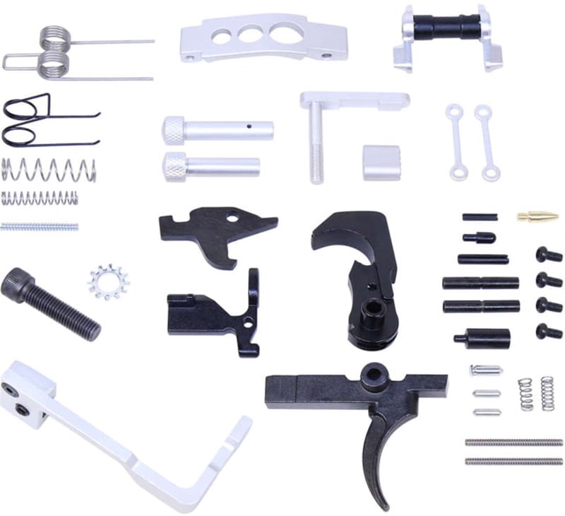 Guntec USA AR-15 Enhanced Lower Parts Kit w/ Upgrades