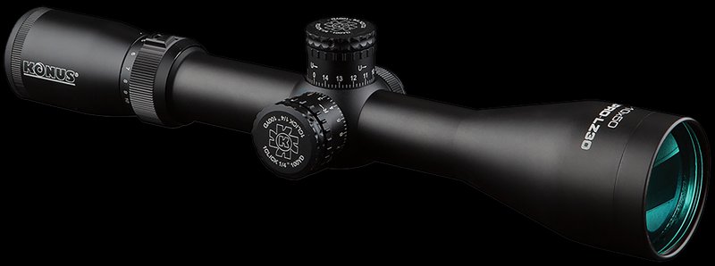 Konus LZ30 2.5-10x Scope 30mm Tube Illuminated Red Blue Reticle