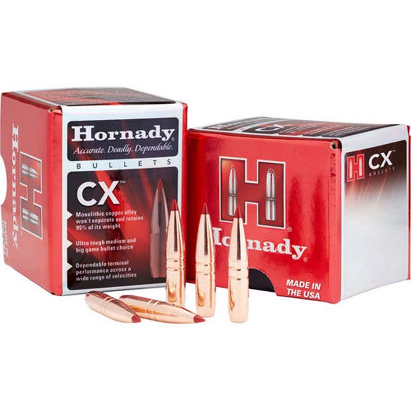 Hornady CX 7mm 139gr Copper Alloy Expanding Bullets