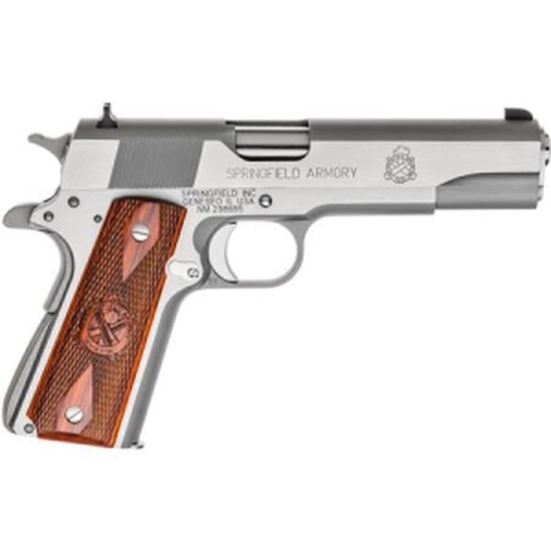 Springfield 1911-A1 Mil-Spec 45 ACP Stainless Steel