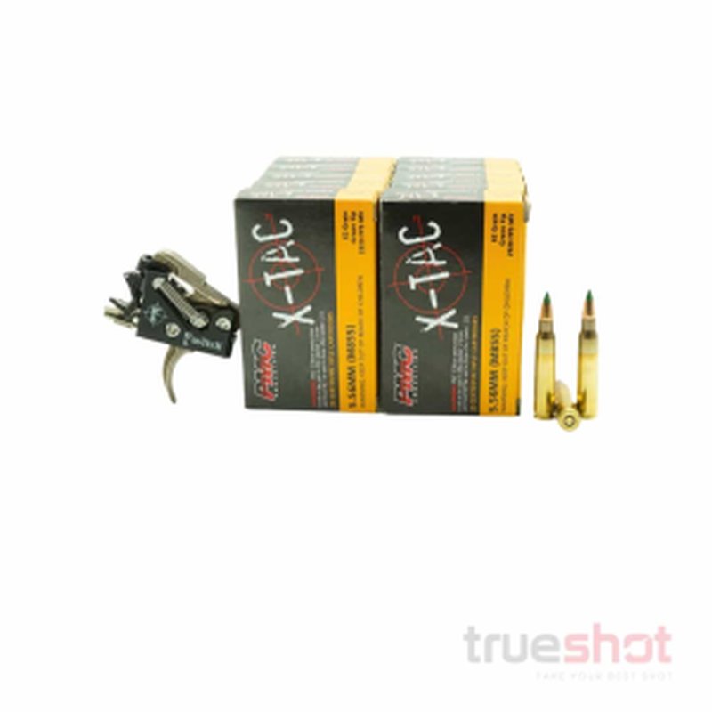 Fostech Echo-II Drop-In Binary AR-15 Trigger with 200 Rounds of PMC Ammo