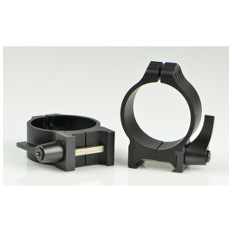Warne Maxima Steel 34mm Quick Detach Low Matte Rings 220LM