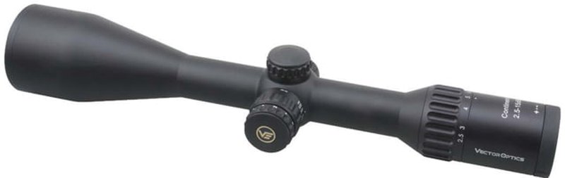Vector Optics Continental X6 2.5-15x56mm Rifle Scope, 30mm Tube, Second Focal Plane