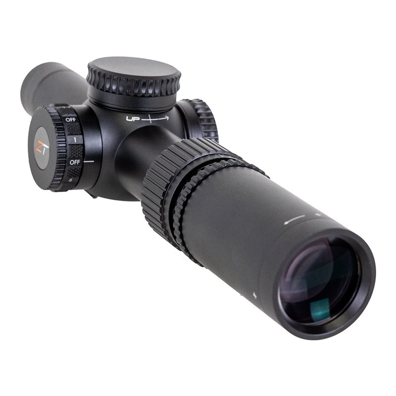 ZeroTech Optics The Vengeance Riflescope 1.18in Tube Second Focal Plane RAR SFP Illuminated Reticle Black