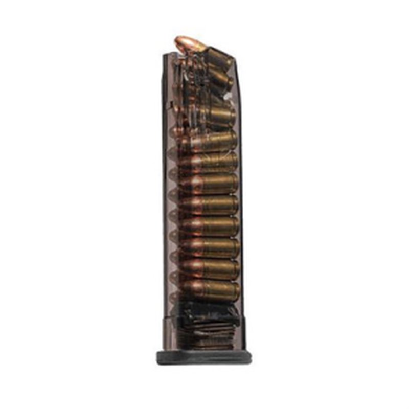 ETS Carbon Smoke HK VP9 9mm 21-Round Handgun Magazine Translucent Polymer