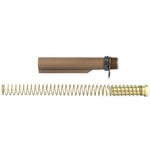 LBE Unlimited AR-15 Mil-Spec 6-Position Buffer Tube Kit (Woodland Brown)