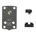 Night Fision Optic Plate & Blacked-Out Sights Glock 43X/48 MOS Holosun EPS Carry