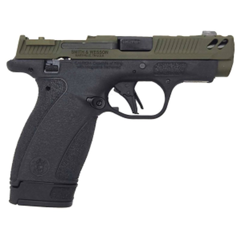 Smith & Wesson Bodyguard 2.0 Carry Comp Pistol .380 ACP OD Green Slide