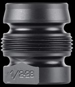 Dead Air Xeno .578x28 Nitride Steel 3Lug Mount for Wolfman/Ghost 45