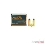 HSM 44 Magnum Ammunition 280 Grain Flat Nose Brass Case