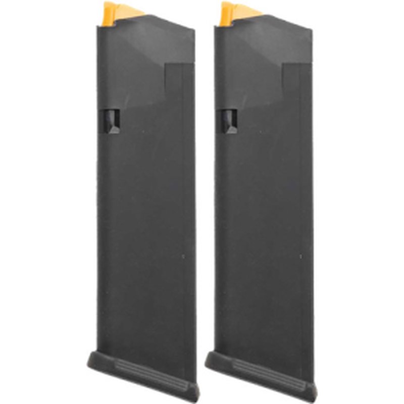 XTech Tactical Steel Reinforced 17rd 9mm Glock 17 Magazine (2-Pack) - Black