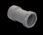 Q LLC Honey Badger Barrel Nut 7075-T6 Aluminum Clear Anodized