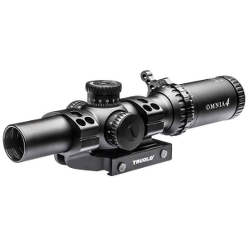 TRUGLO Omnia Rifle Scope 1-8x 24mm Illuminated A.P.T.R. Reticle Matte Black