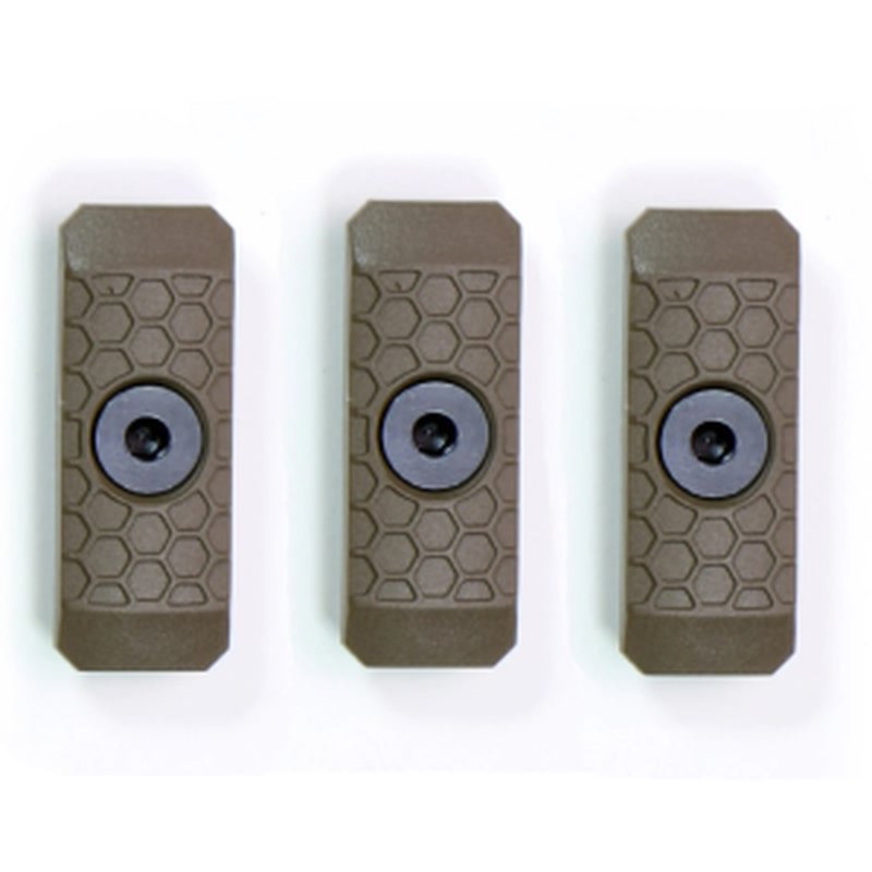 Slate Black Industries 1-Slot Rail MLOK Slate Panels (3-pack) FLAT DARK EARTH, SG-1-FDE