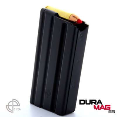 DuraMag SS 5Rd .450 Bushmaster AR-15 Magazine - Black/Black Follower