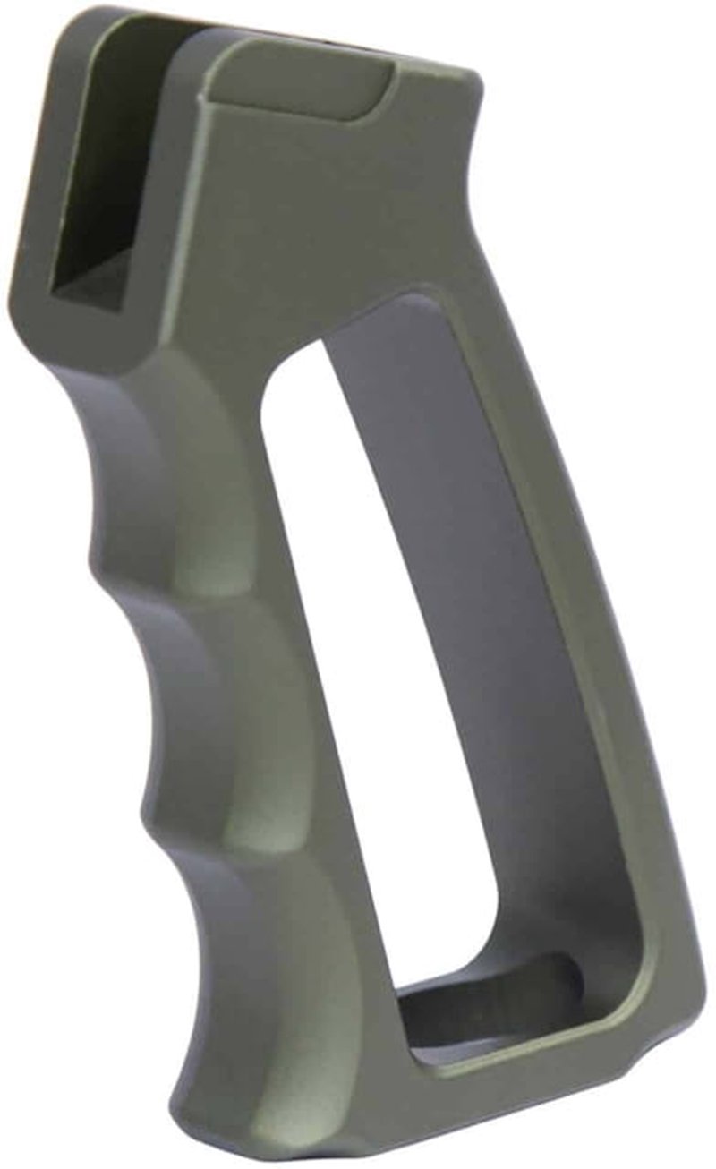 Guntec USA Ultralight Series Skeletonized Aluminum Pistol Grip Gen 2 Anodized Green