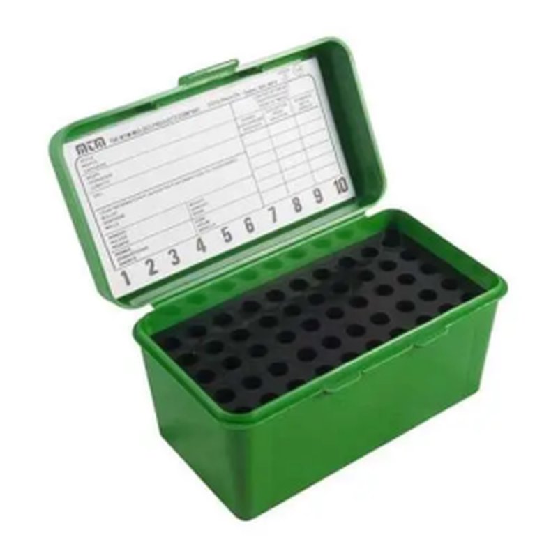 MTM H50RS10 Deluxe H-50 50-Round Green Ammo Box