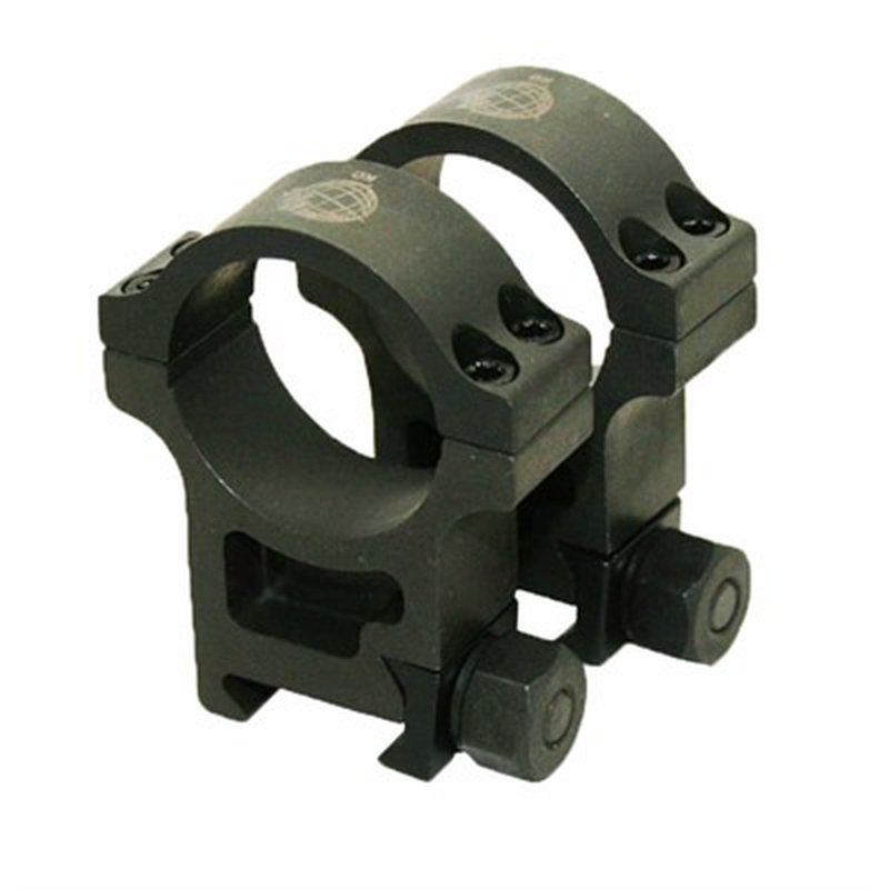 Precision Reflex 30mm Steel Scope Rings — 1141 Steel Nitrite Finish