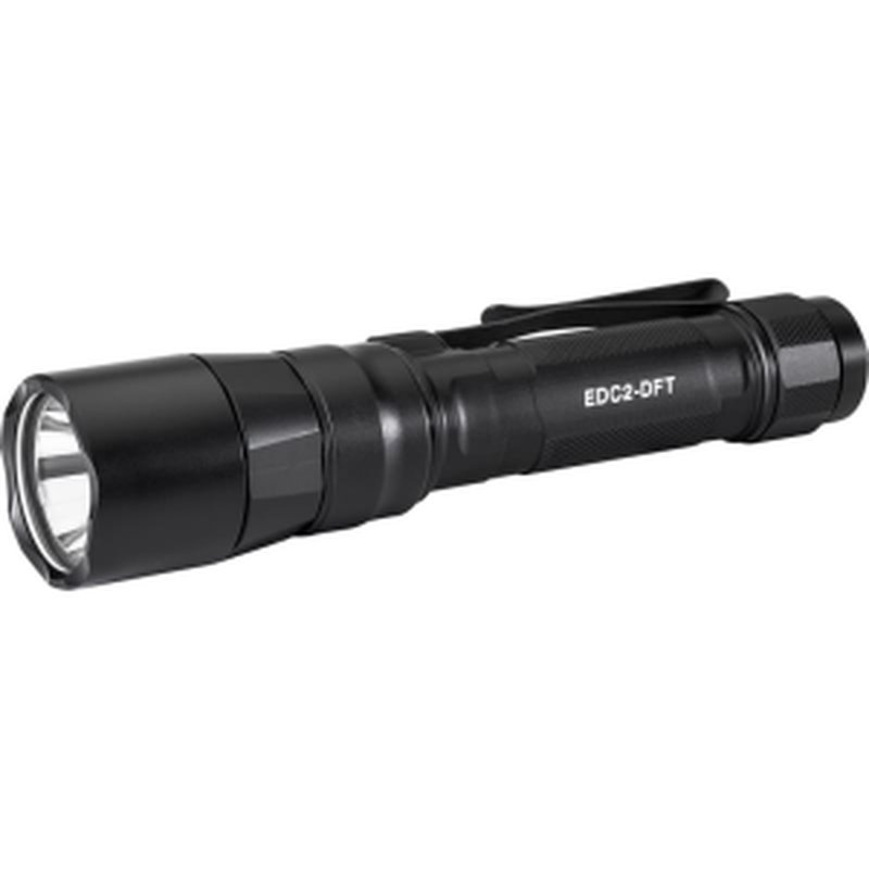 SureFire EDC2DFTBK EDC2-DFT Black Anodized White LED 25/700 Lumens