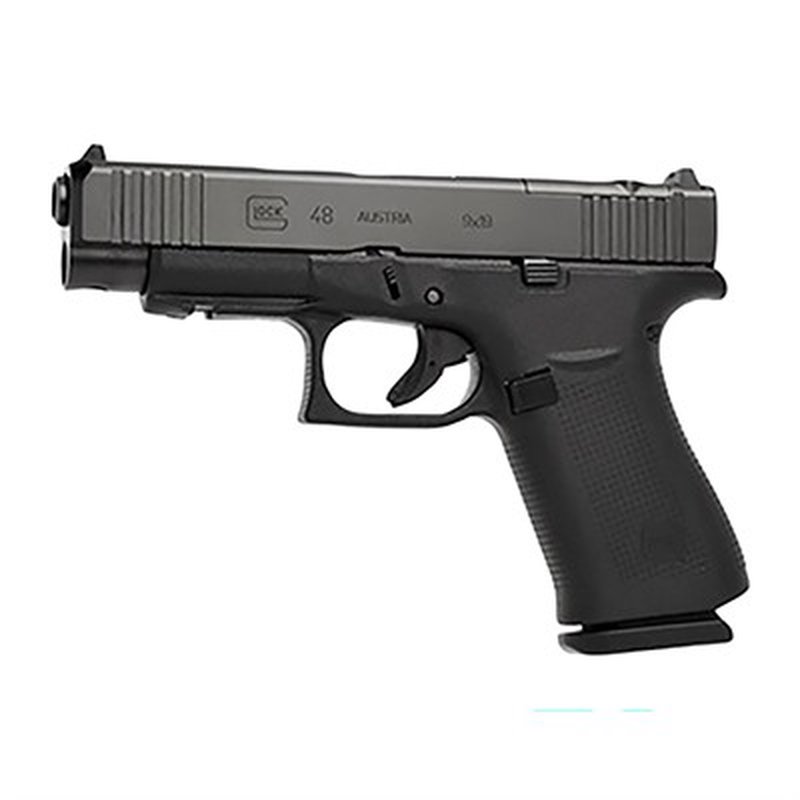 Glock 48 MOS 9mm Semi-Auto Handgun 4.17" Black w/ 10rd Mags