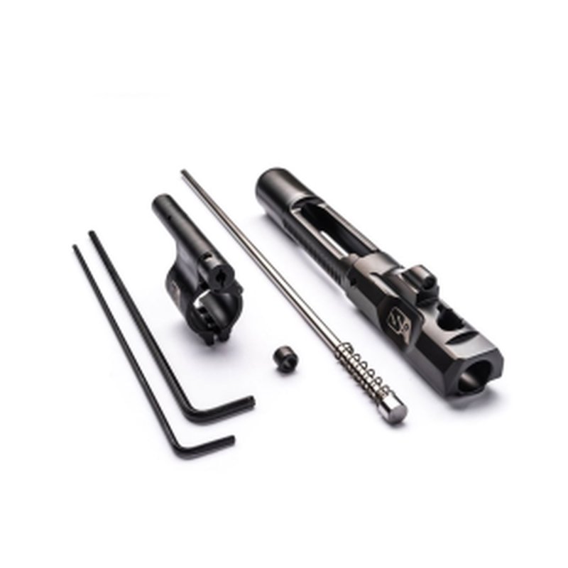 Superlative Arms Carbine-Length Adjustable Piston System w/ Clamp-On 0.750" x 1" Gas Block, Right Hand, Black