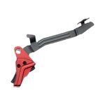 Tyrant CNC I.T.T.S Trigger Red/Black for Glock 43/43X/48 (TDG43TRIGREDBLKBAR)