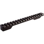 Talley PL0258160 Picatinny Rail Mount Long Action, Aluminum, Black Anodized, No Rings Included.