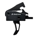 Radian Weapons Vertex Trigger, Curved, Black, Fits AR Rifles
