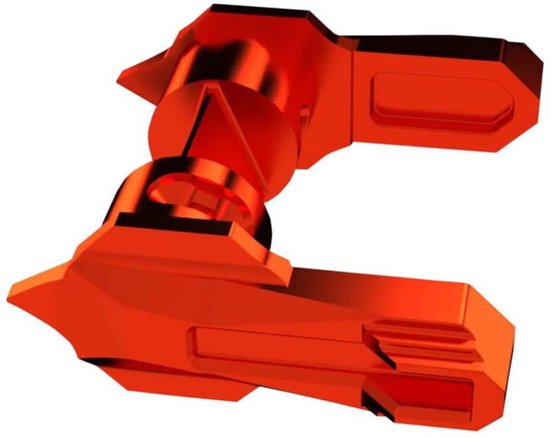 Mimtac F-35 AR-15 Ambidextrous Safety Selector Orange