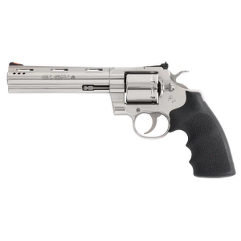 Colt Grizzly 357 Magnum Revolver — 6 Inch Stainless Unfluted