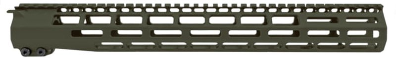 Grey Ghost Precision M-LOK Handguard AR-15 15 inch Aluminum 0.8 lb Olive Drab Cerakote