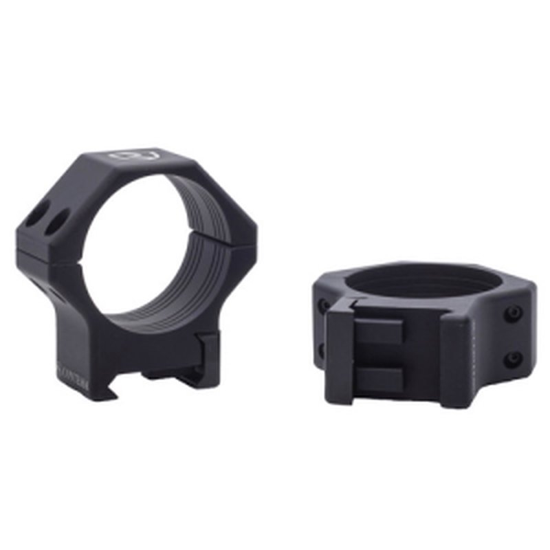 RITON OPTICS Contessa 34mm Light Picatinny Rings (8mm Height) | Matte Black