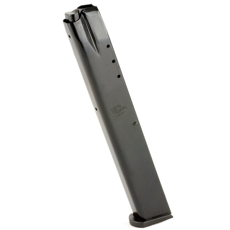 ProMag CZ-75 9mm 32-Round Extended Pistol Magazine Heat-Treated Steel Blued CZ-A3