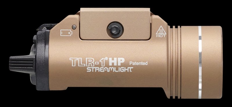 Streamlight TLR-1 HP Rail-Mounted Weapon Light 1000 Lumens FDE 59151