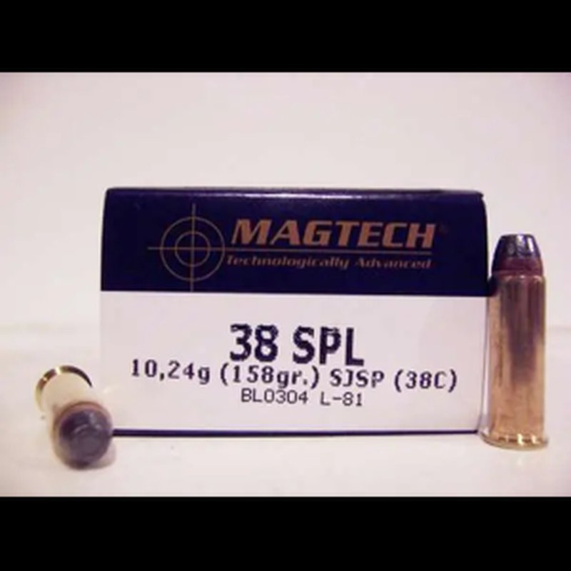 Magtech Range/Training 38 Special 158 gr Semi Jacketed Soft Point Ammunition