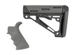 Hogue AR-15/M16 Kit Grooved Beavertail Grip Collapsible Buttstock Commercial Buffer Tube