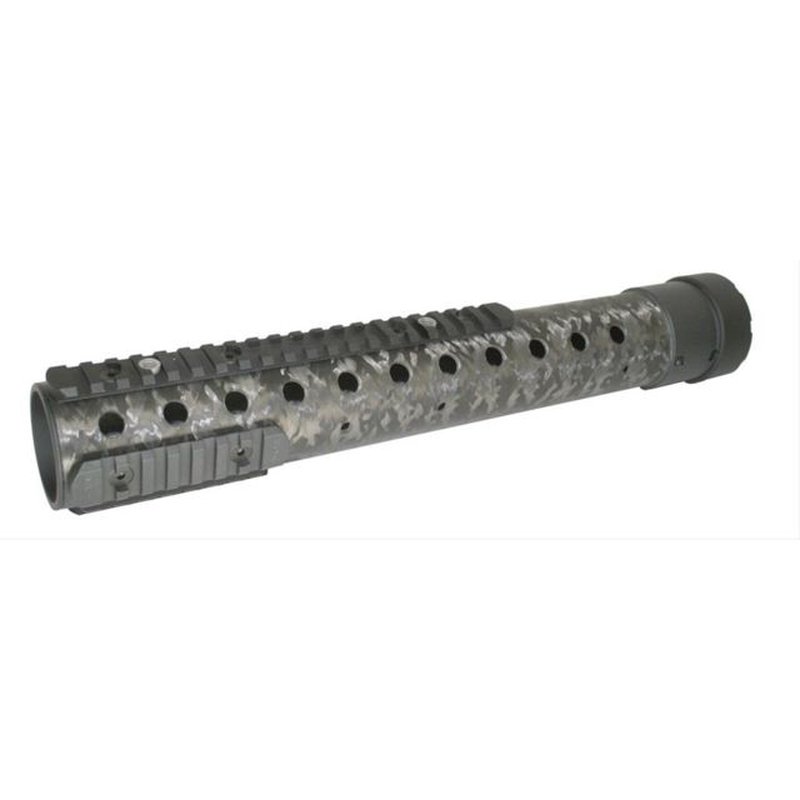 Precision Reflex Gen III AR-15/M16 Free Float Carbon Fiber Extended Forearm, 14 in, Natural