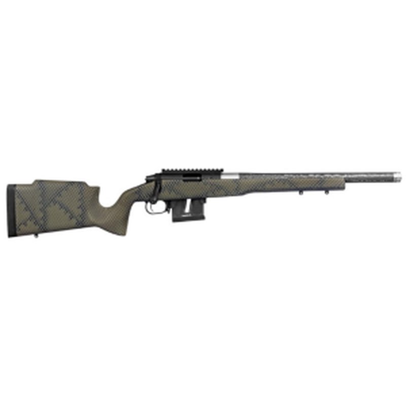 Proof Research Latitude .22 LR 18in Threaded Fixed Stock Rifle w/ Carbon Fiber Barrel Jungle Green